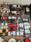 Thirteen Fabbri Ltd 007 model cars and nineteen others model cars