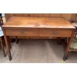 A mid 20th century teak desk,