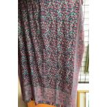 A large paisley shawl