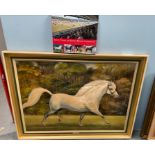 John Sutton Revel Casino A Welsh Mountain Pony Stallion Section A Oil on board Signed and dated