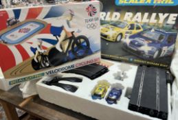 A Scalextric World Rallye Renault Megane set,