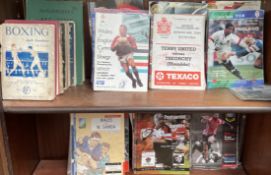 A collection of Rugby programmes,