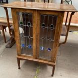 An Art Nouveau display cabinet,