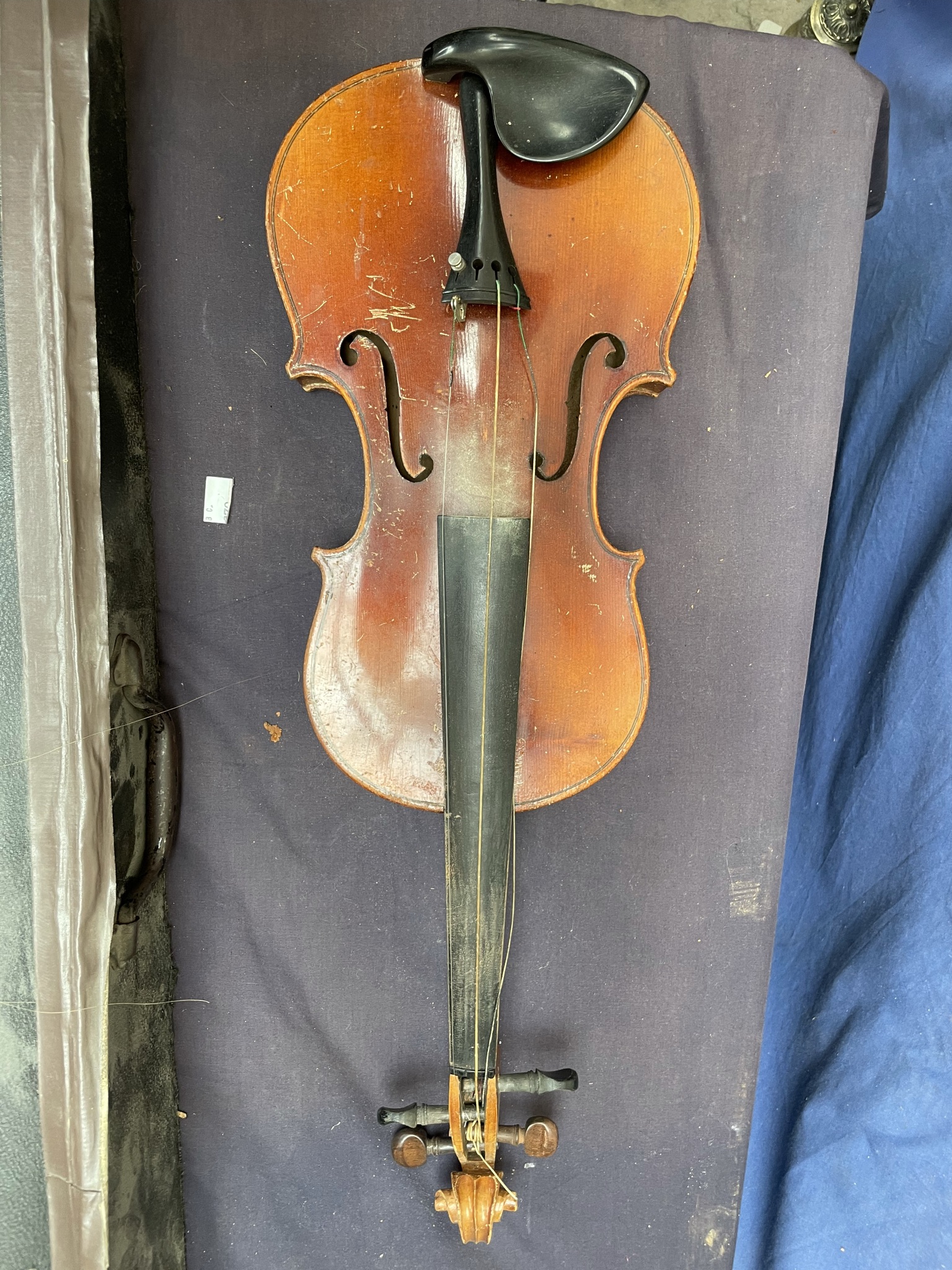 A Violin with a one piece back, - Image 13 of 13