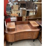 A mid 20th century teak dressing table,