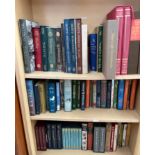 A collection of Folio Society Books including Dante, Walden, Shelley, The Nude, Tennyson,
