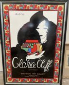 After Martin Bottenby Clarice Cliff Ceramic Designer A ceramic exhibition poster,