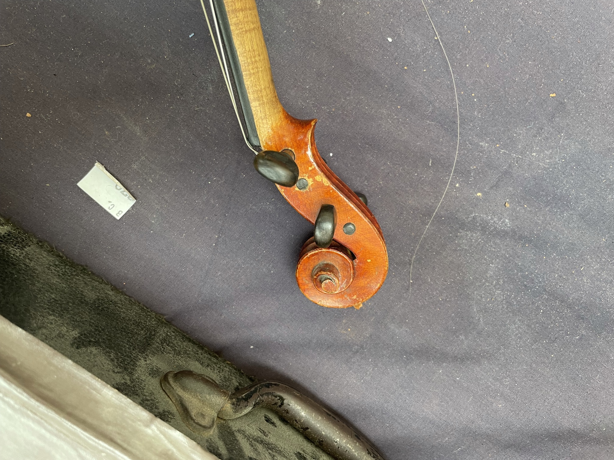 A Violin with a one piece back, - Image 10 of 13