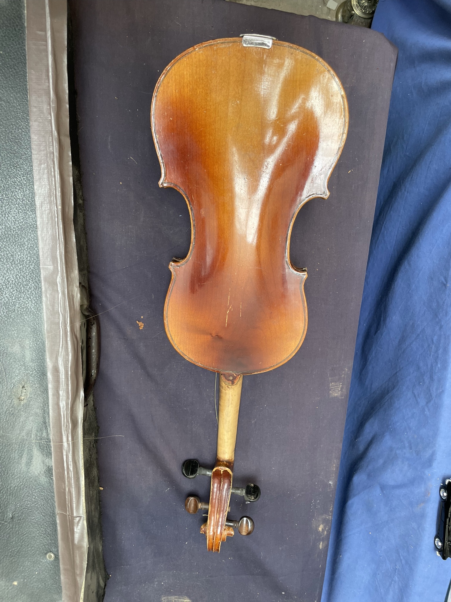 A Violin with a one piece back, - Image 12 of 13