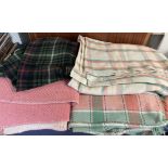 A Derw product Welsh wool blanket,