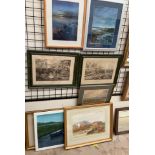 Sally Pearce Low tide at the Cleddau Watercolour Together with a collection of paintings and prints