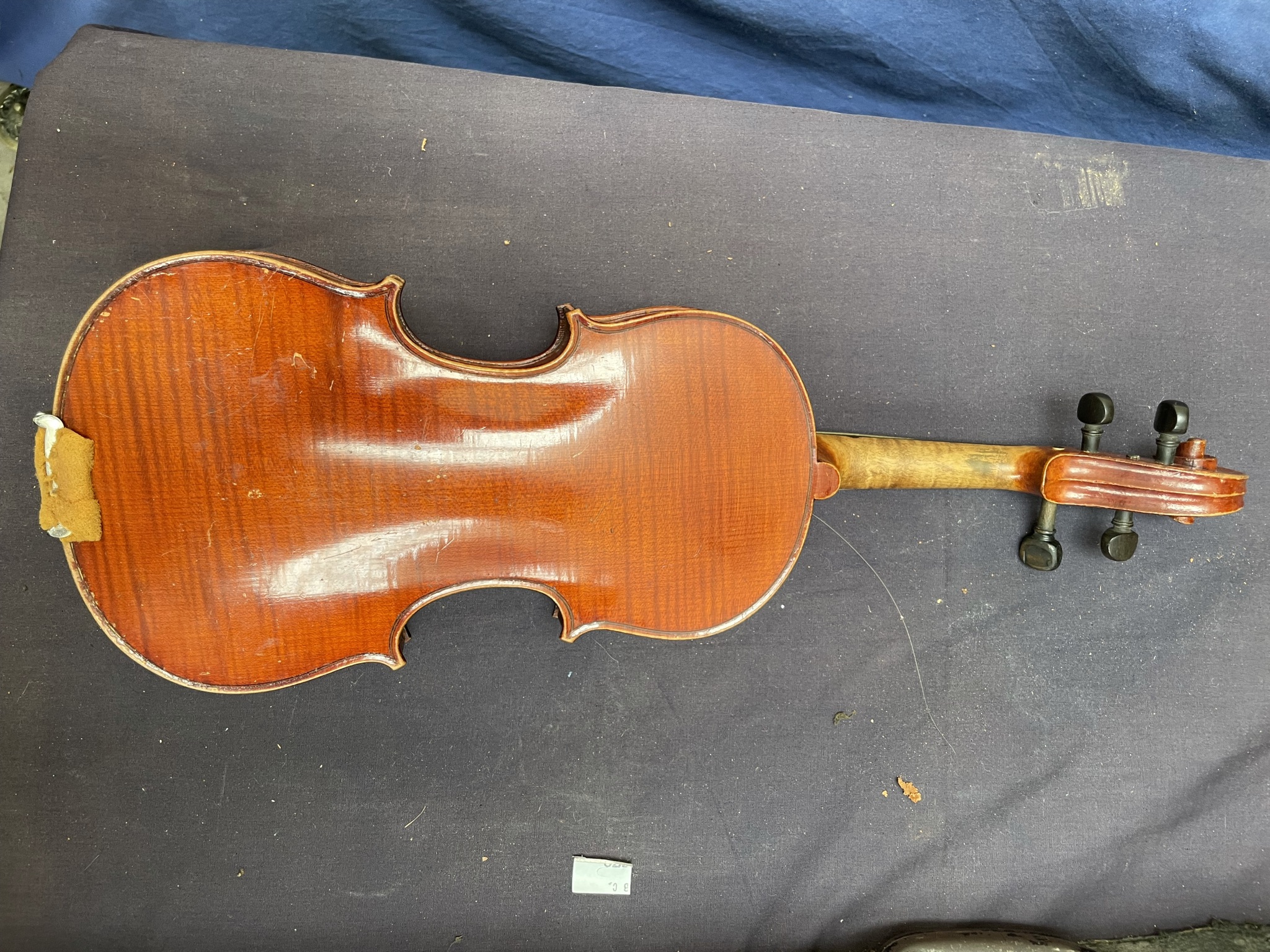 A Violin with a one piece back, - Image 9 of 13