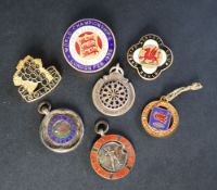 An English Table Tennis Association World Championships London February 1935 enamel badge together