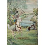 20th Century Chinese School An archer on horseback,