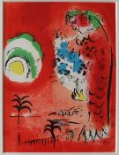 After Marc Chagall The Bay of Angels A Lithograph Printed by Mourlot in Paris 24 x 31cm Goldmark