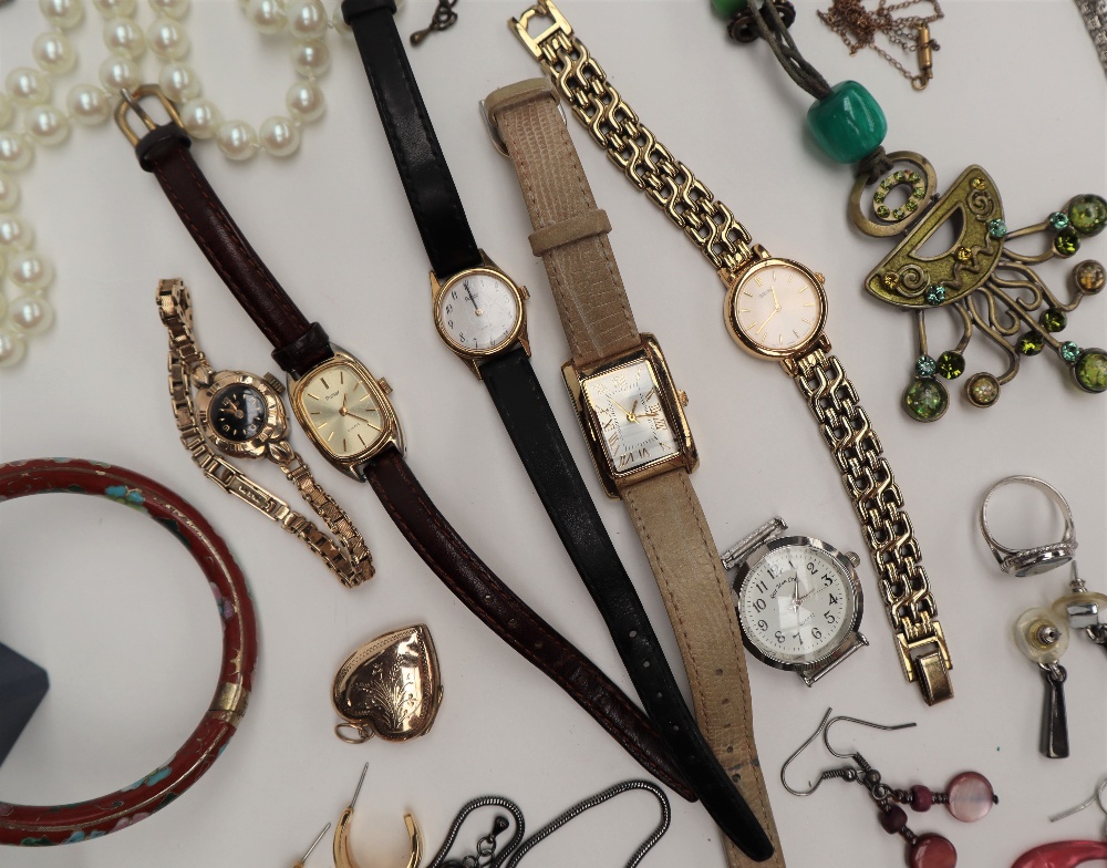 A Lady's Soul wristwatch, inspired by Rennie Mackintosh, together with other wristwatches, - Image 4 of 5