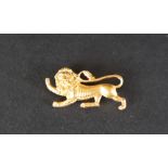 Rugby - A British Lions Tour Badge, 1950, in the form of a lion, cast B.R.F.