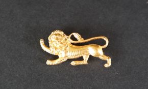 Rugby - A British Lions Tour Badge, 1950, in the form of a lion, cast B.R.F.