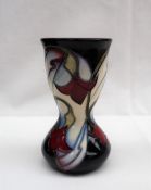 A Moorcroft pottery "Dewdrop" pattern vase, dated 2006, impressed and painted marks,