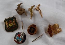 Rugby - A pin badge for the S.