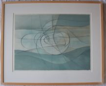 Patrick Haughton Atlantic Edge IV Watercolour Initialled and dated 02.03.2008 56 x 75.