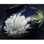 A Moorcroft pottery vase decorated in the Queen of the Night pattern by Anji Davenport,
