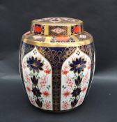 A Royal Crown Derby Old Imari 1128 pattern ginger jar and cover,