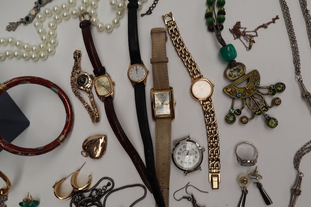 A Lady's Soul wristwatch, inspired by Rennie Mackintosh, together with other wristwatches,