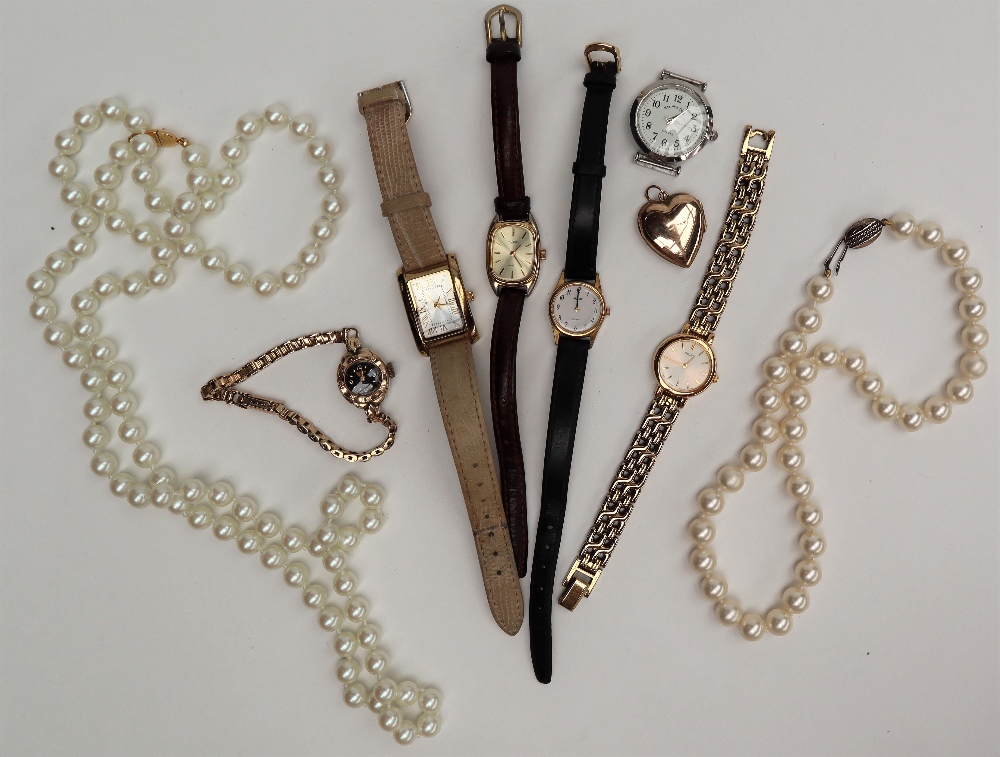 A Lady's Soul wristwatch, inspired by Rennie Mackintosh, together with other wristwatches, - Image 5 of 5