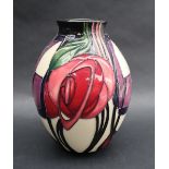 A Moorcroft pottery Charles Rennie Macintosh pattern vase, designed by Emma Bossons, dared 2008,