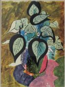 Georges Braque Still life study of a vase of flowers Lithograph, 1955 25 x 33.