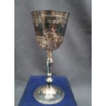 An Elizabeth II silver goblet, "1620 The Mayflower Goblet", limited edition number 333/500,