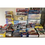 A collection of Corgi models including Chipperfield Circus models, Heavy Haulage models,