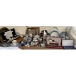 A Royal Doulton Spindrift, D6466, part tea and dinner set, together with assorted part tea sets,