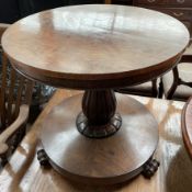A Victorian rosewood occasional table,