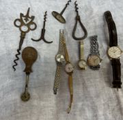 Assorted ladies wristwatches,