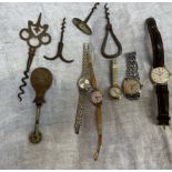 Assorted ladies wristwatches,