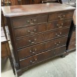 A George III mahogany chest,