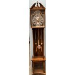 A modern Italian quartz longcase clock with Westminster chimes