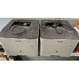 Two Samsung CLP-680ND laser printers (sold as seen)