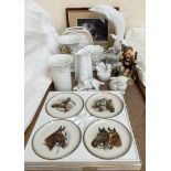 Assorted Kaiser porcelain including animals,