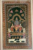 20th century Indian School An Altar scene Watercolour