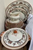 An "Oriental Ivory" pattern part dinner set