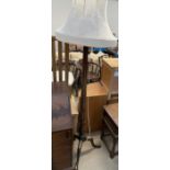 A 20th century cluster column standard lamp,