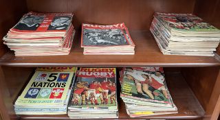 A collection of Rugby World magazines