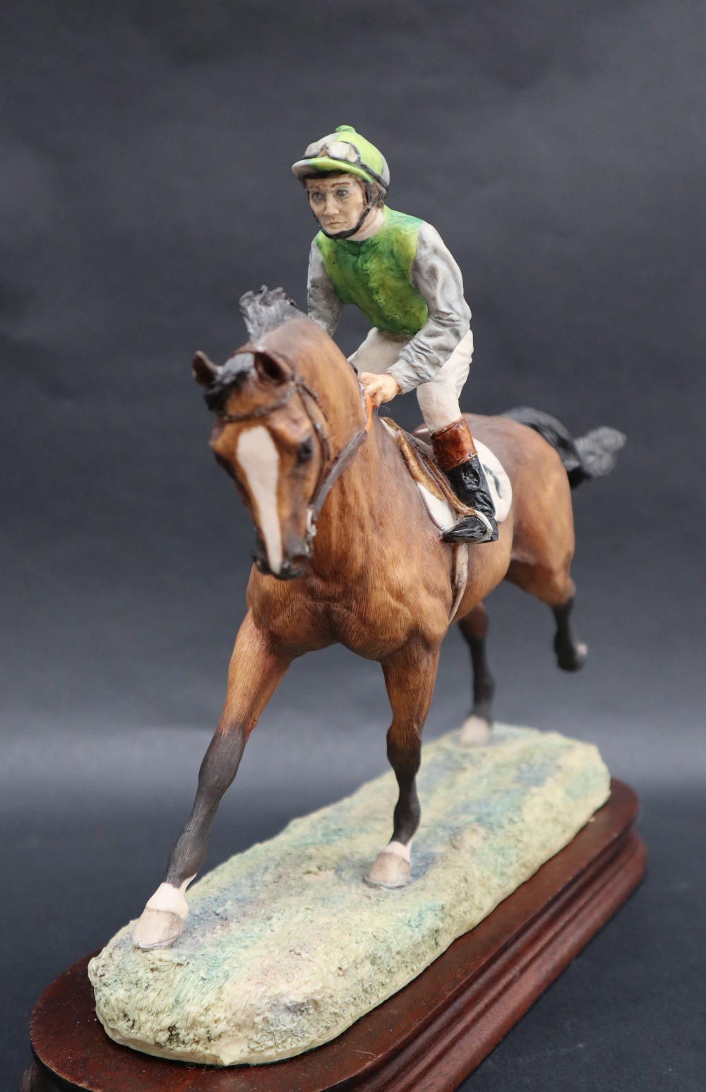A Border Fine Arts sculpture "Cantering Down", by Anne Wood, No.