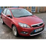 A Ford Focus Titanium 1596cc, five door hatchback,