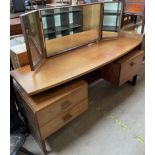 An E Gomme G-Plan teak dressing table