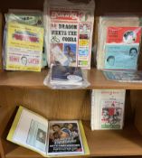 A collection of boxing programmes,