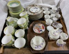 A Carlton China part tea set together with a a Hammersley bachelors set,